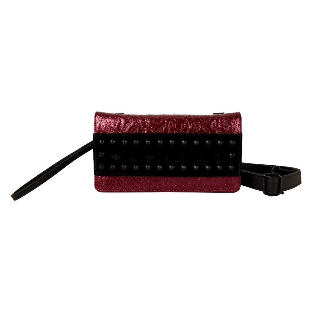 Loungefly Disney Villains Quiet Fandom Clutch Crossbody